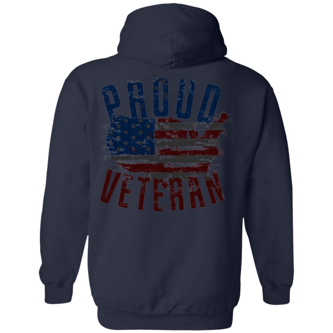 Veteran Design Double Side Printed Pullover Hoodie - Alexecom.com