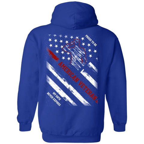 Image of Veteran Design Double Side Printed Pullover Hoodie - Alexecom.com