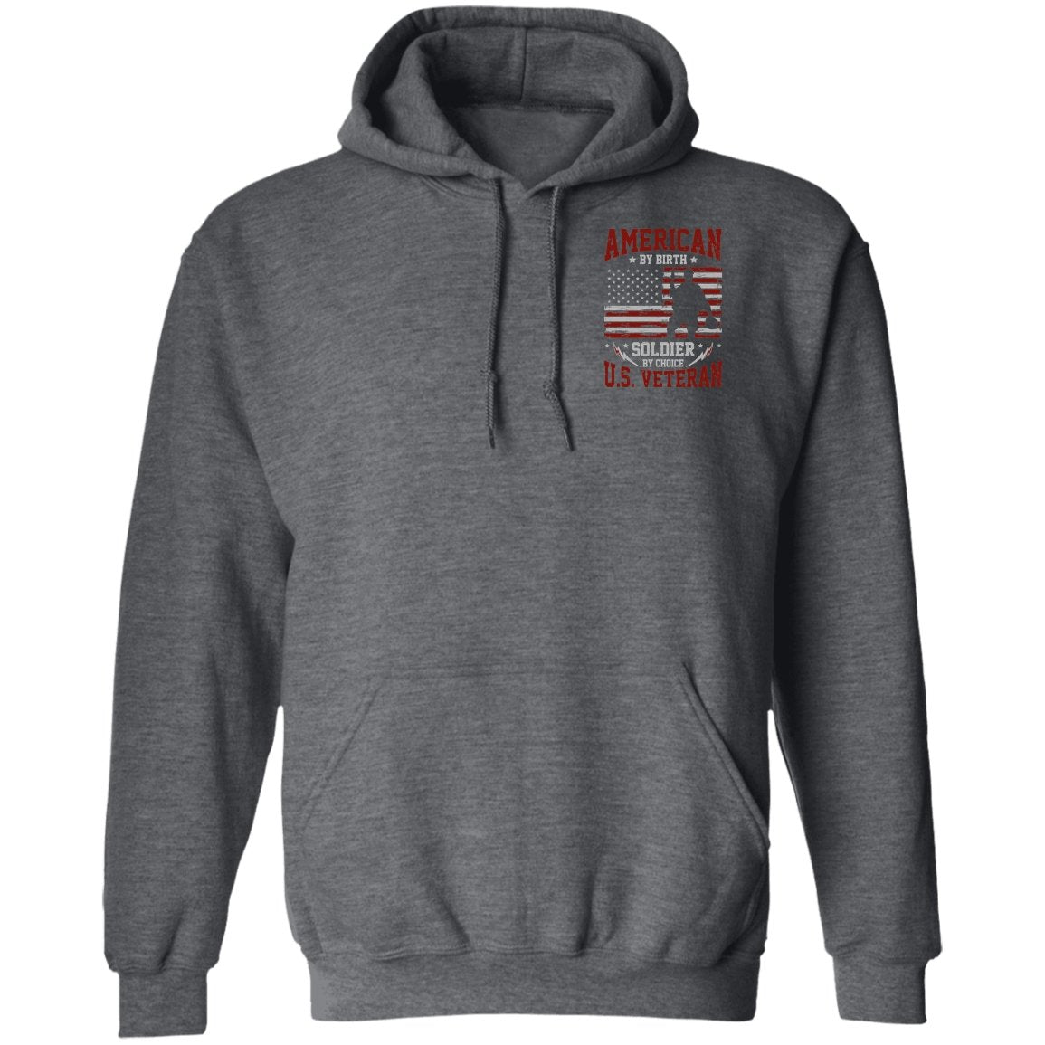 Veteran Design Double Side Printed Pullover Hoodie - Alexecom.com