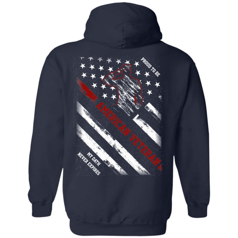 Image of Veteran Design Double Side Printed Pullover Hoodie - Alexecom.com