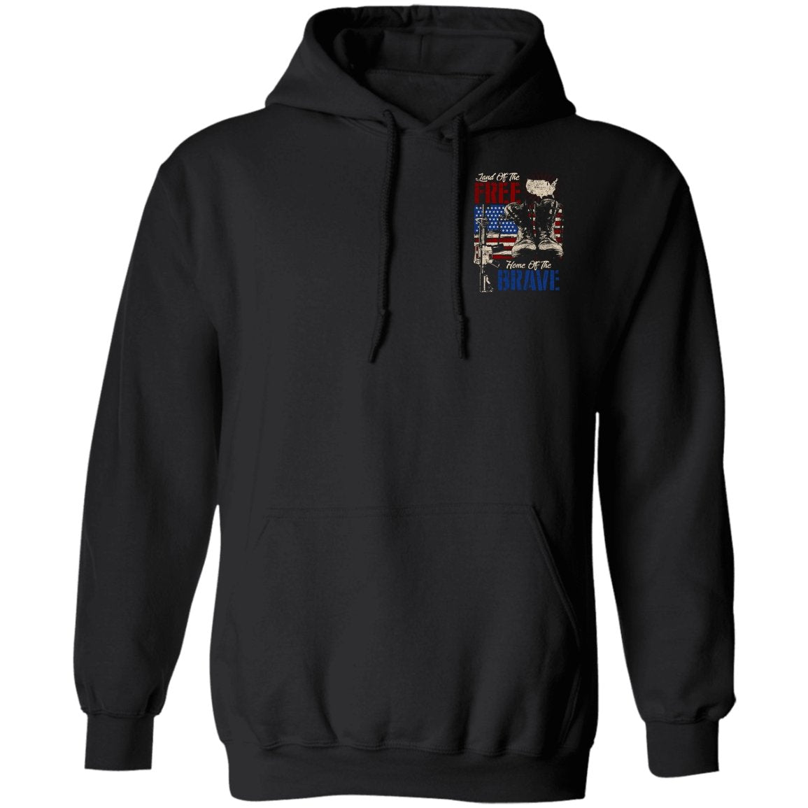 Veteran Design Double Side Printed Pullover Hoodie - Alexecom.com