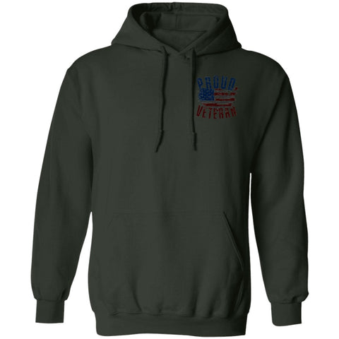 Image of Veteran Design Double Side Printed Pullover Hoodie - Alexecom.com