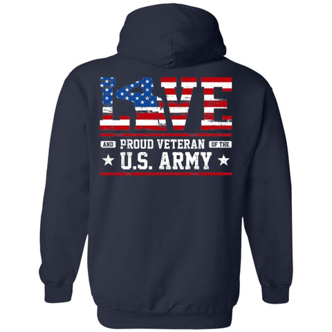 Image of Veteran Design Double Side Printed Pullover Hoodie - Alexecom.com