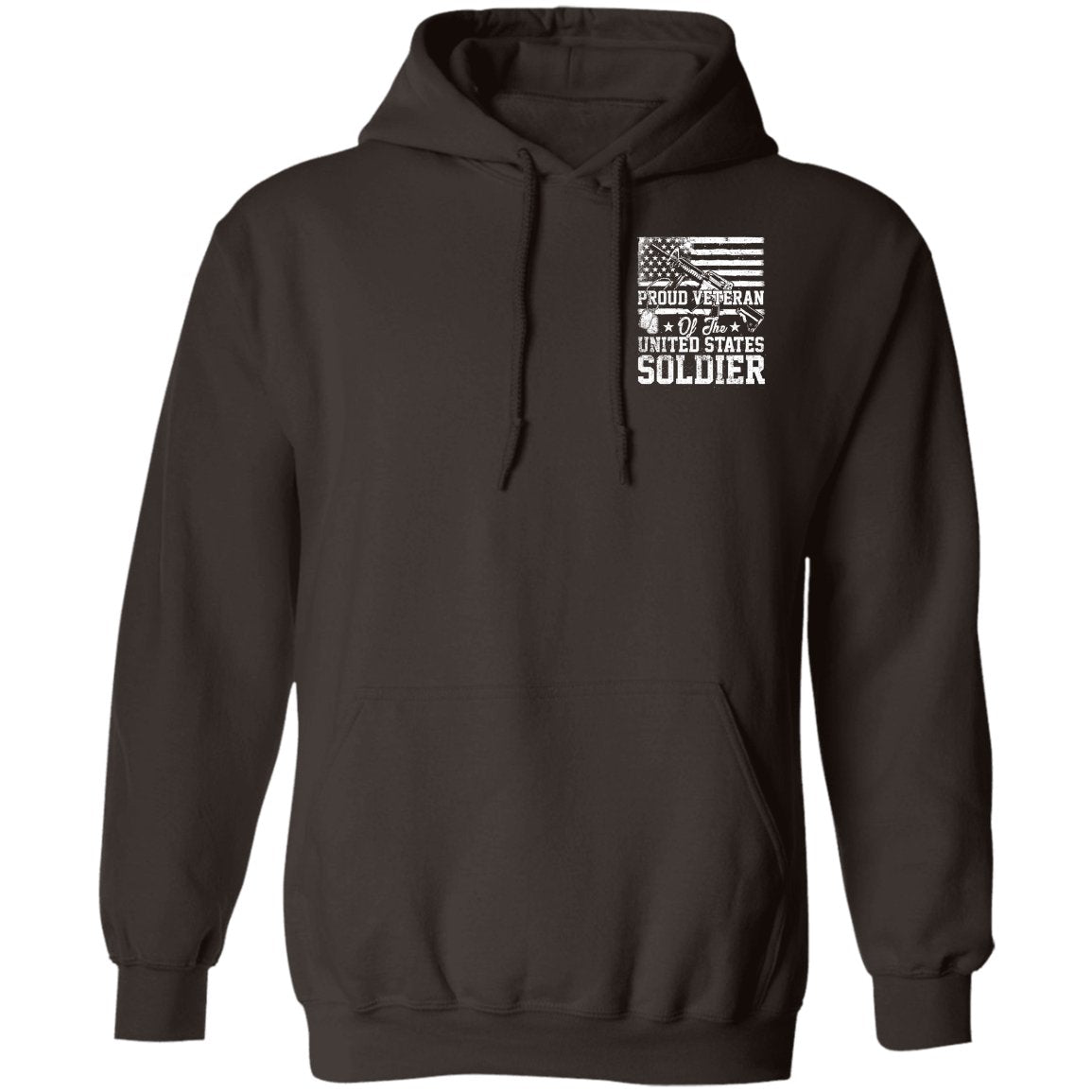 Veteran Design Double Side Printed Pullover Hoodie - Alexecom.com