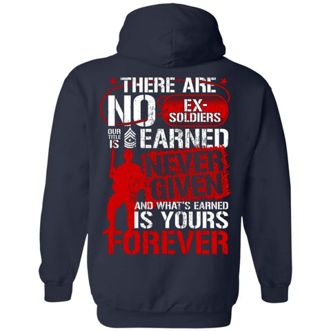 Image of Veteran Design Double Side Printed Pullover Hoodie - Alexecom.com