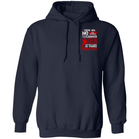 Image of Veteran Design Double Side Printed Pullover Hoodie - Alexecom.com