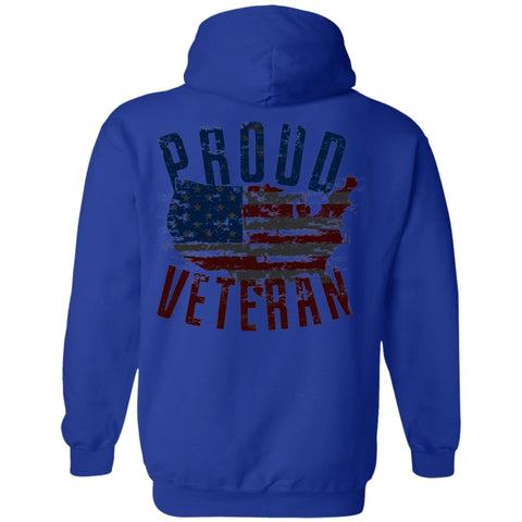 Image of Veteran Design Double Side Printed Pullover Hoodie - Alexecom.com