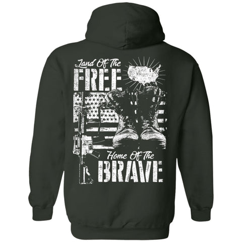 Image of Veteran Design Double Side Printed Pullover Hoodie - Alexecom.com