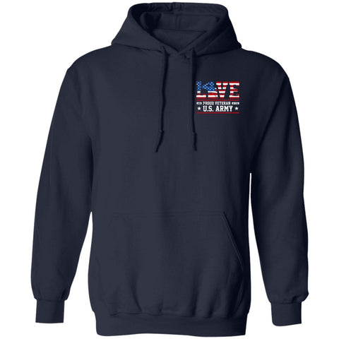 Image of Veteran Design Double Side Printed Pullover Hoodie - Alexecom.com