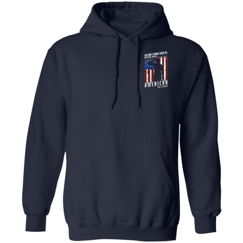Image of Veteran Design Double Side Printed Pullover Hoodie - Alexecom.com