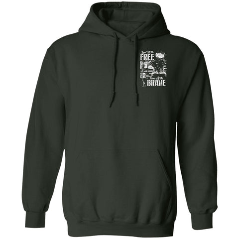 Image of Veteran Design Double Side Printed Pullover Hoodie - Alexecom.com
