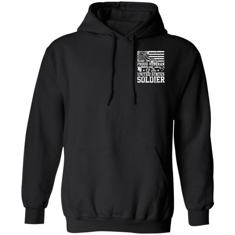 Image of Veteran Design Double Side Printed Pullover Hoodie - Alexecom.com