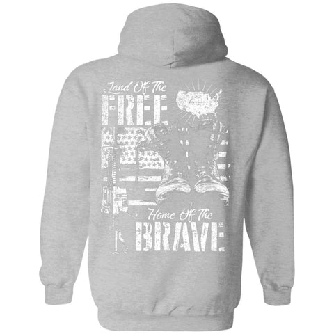 Image of Veteran Design Double Side Printed Pullover Hoodie - Alexecom.com