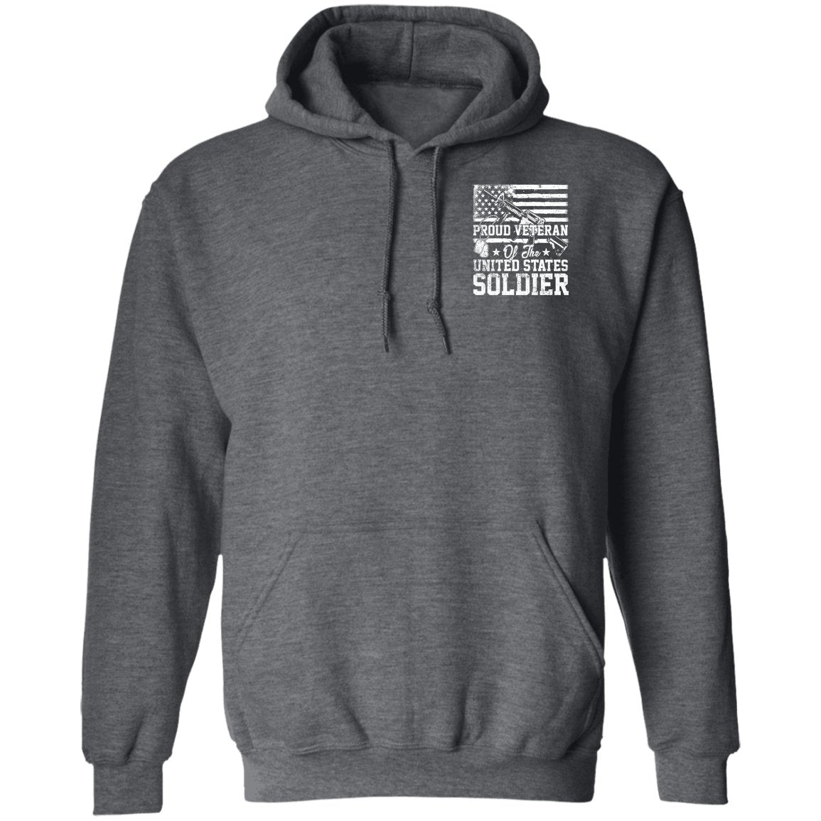 Veteran Design Double Side Printed Pullover Hoodie - Alexecom.com