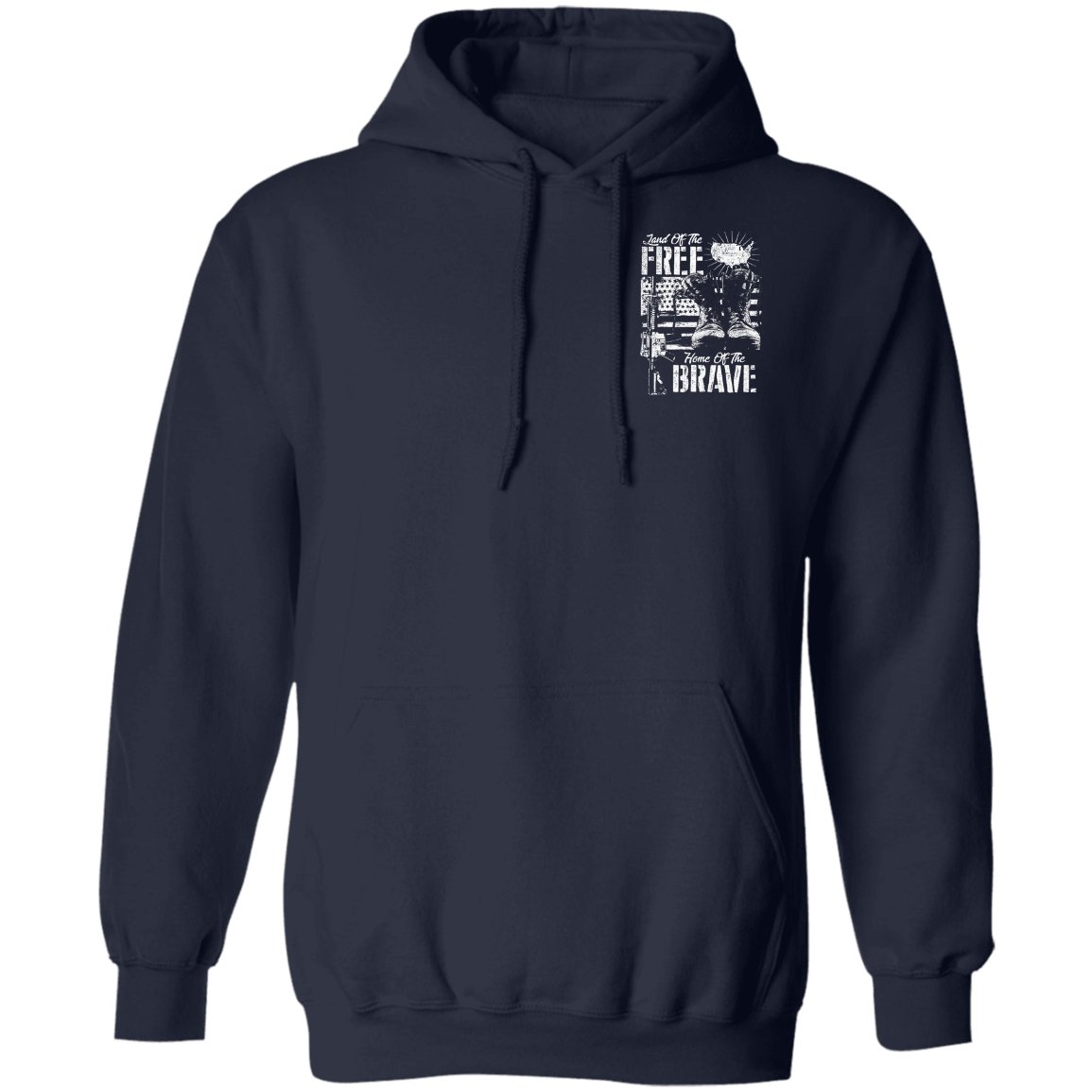 Veteran Design Double Side Printed Pullover Hoodie - Alexecom.com