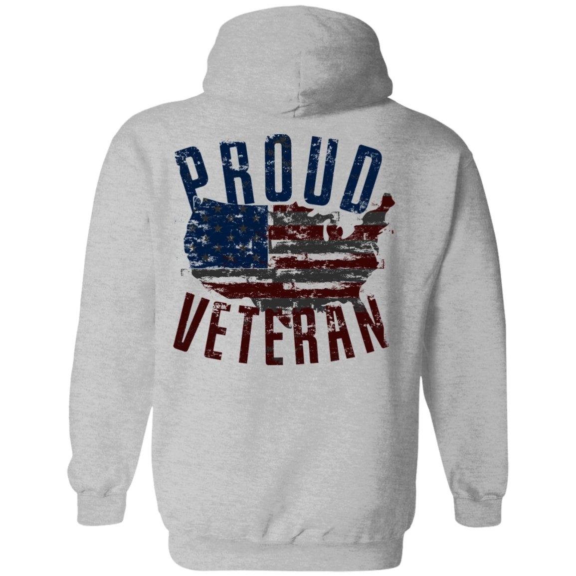Veteran Design Double Side Printed Pullover Hoodie - Alexecom.com
