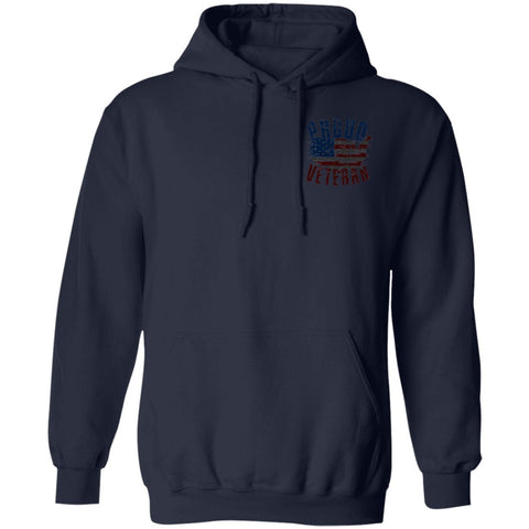 Image of Veteran Design Double Side Printed Pullover Hoodie - Alexecom.com