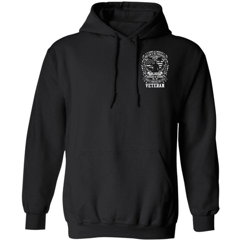 Image of Veteran Design Double Side Printed Pullover Hoodie - Alexecom.com