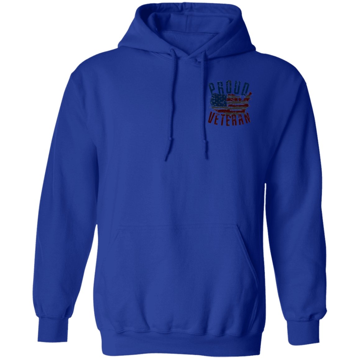 Veteran Design Double Side Printed Pullover Hoodie - Alexecom.com