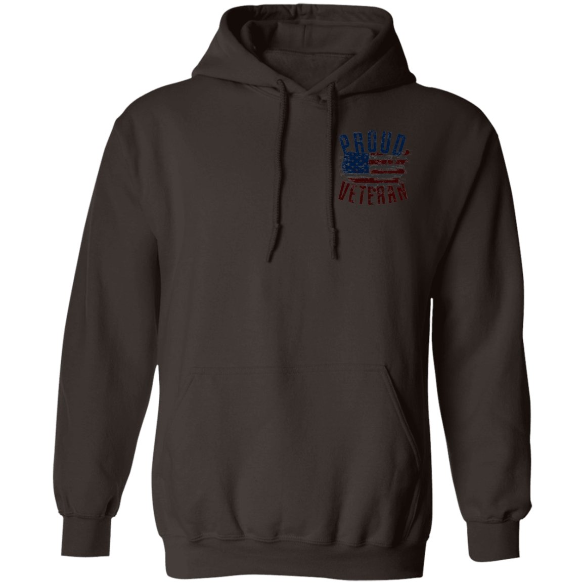 Veteran Design Double Side Printed Pullover Hoodie - Alexecom.com