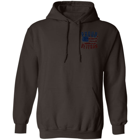 Image of Veteran Design Double Side Printed Pullover Hoodie - Alexecom.com