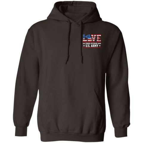 Image of Veteran Design Double Side Printed Pullover Hoodie - Alexecom.com