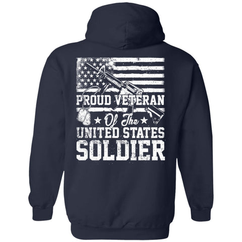 Image of Veteran Design Double Side Printed Pullover Hoodie - Alexecom.com