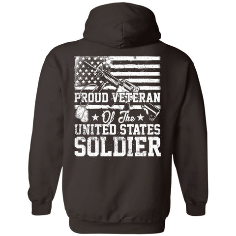 Image of Veteran Design Double Side Printed Pullover Hoodie - Alexecom.com
