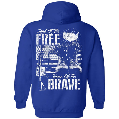 Image of Veteran Design Double Side Printed Pullover Hoodie - Alexecom.com