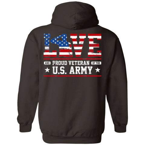 Image of Veteran Design Double Side Printed Pullover Hoodie - Alexecom.com