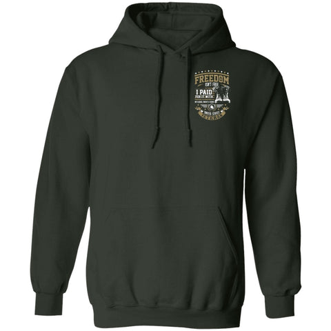 Image of Veteran Design Double Side Printed Pullover Hoodie - Alexecom.com