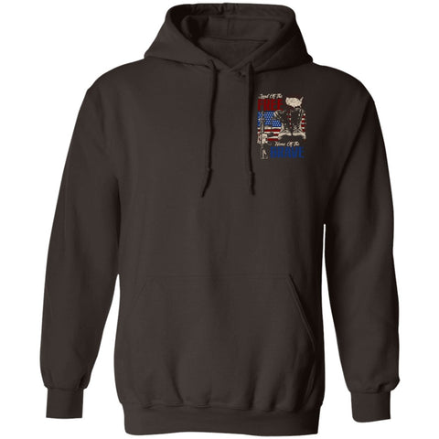 Image of Veteran Design Double Side Printed Pullover Hoodie - Alexecom.com
