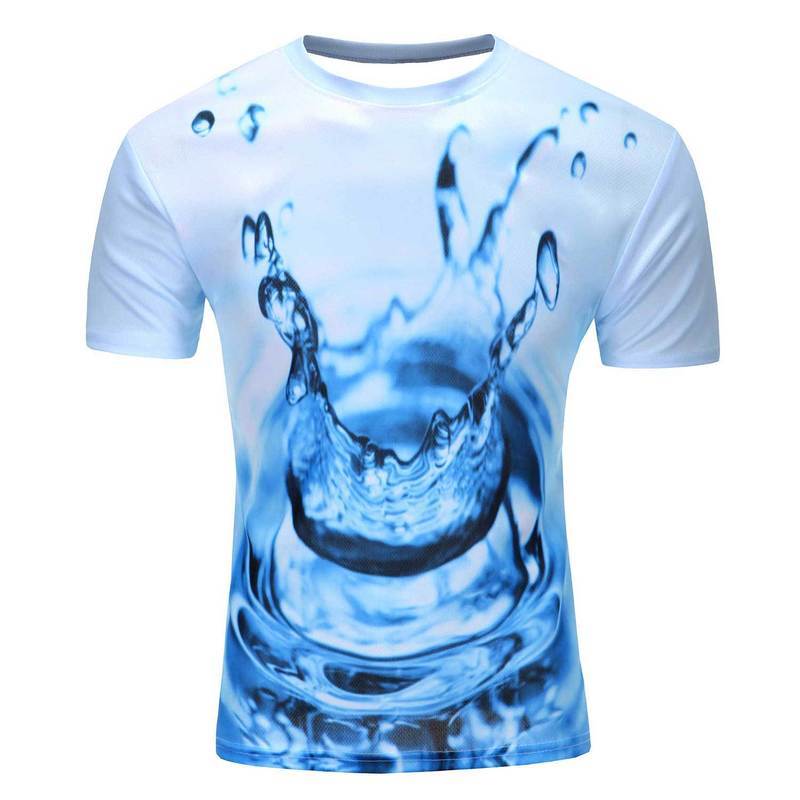Water Dropped 3D T - Shirt - Alexecom.com